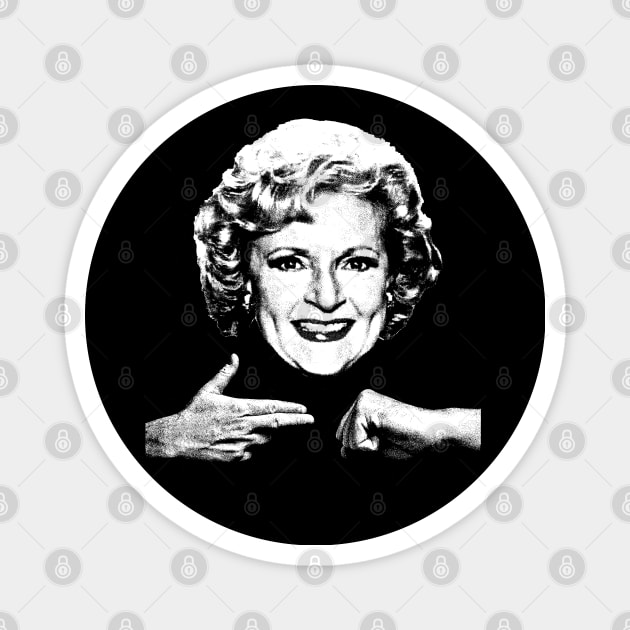 Betty White \/\ Run The Jewels \/\ Tribute Design Magnet by DankFutura